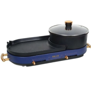 Alternative view of Milux Electric Grill BBQ & Steamboat | MGP-1600