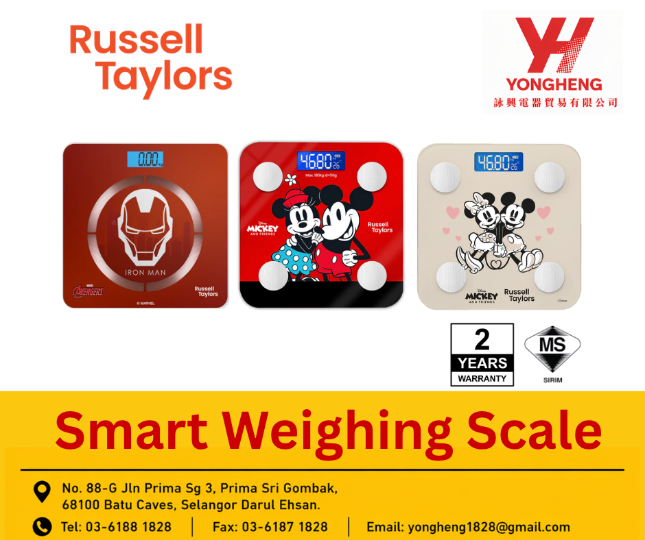 Russell Taylors Bluetooth Smart Weighing Scale | Marvel Disney Mickey and Friends Series
