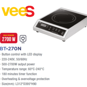 Vees Commercial Induction Cooker Dapur Induksi Komersial 2700 Watt